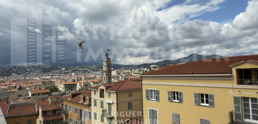 Vente 3 pièces Nice vieille ville proche Garibaldi