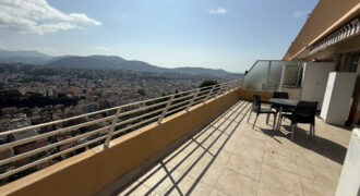 Vente 3 pièces Nice Pessicart vue panoramique