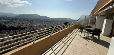 Vente 3 pièces Nice Pessicart vue panoramique