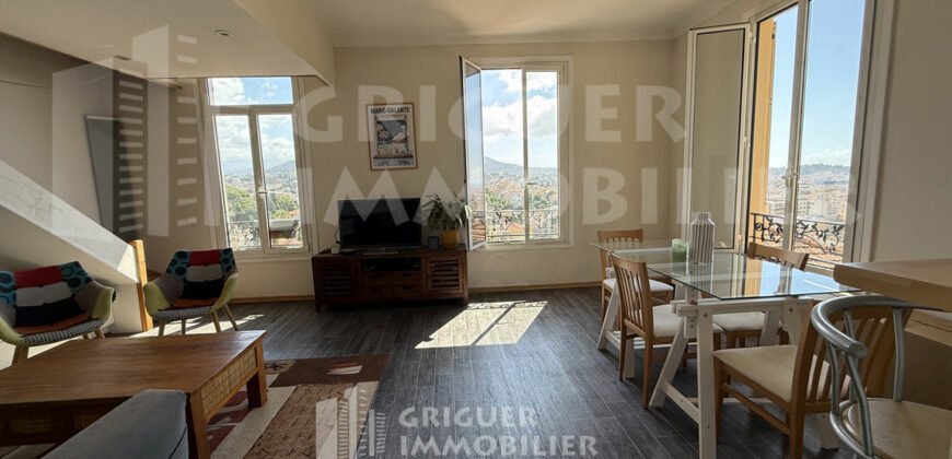 Vente 2 pièces Cessole / Mantega vue panoramique