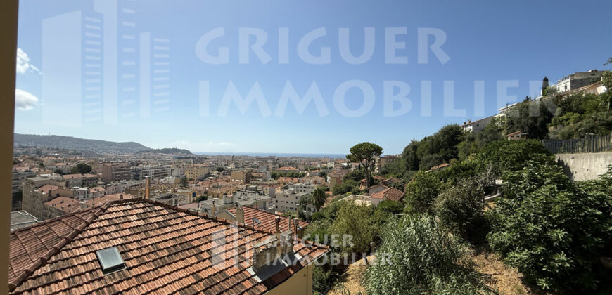 Vente 2 pièces Cessole / Mantega vue panoramique