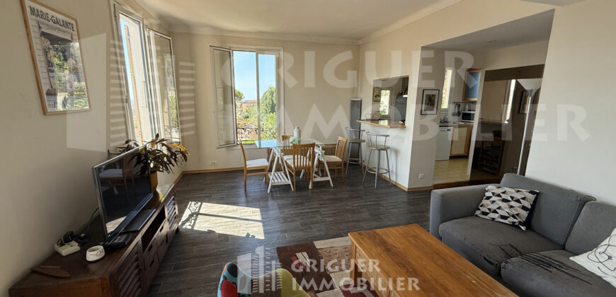 Vente 2 pièces Cessole / Mantega vue panoramique