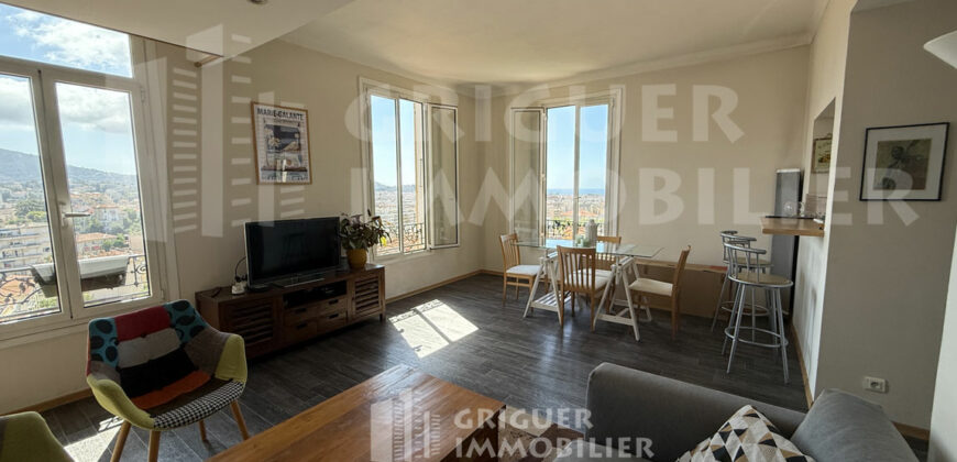 Vente 2 pièces Cessole / Mantega vue panoramique