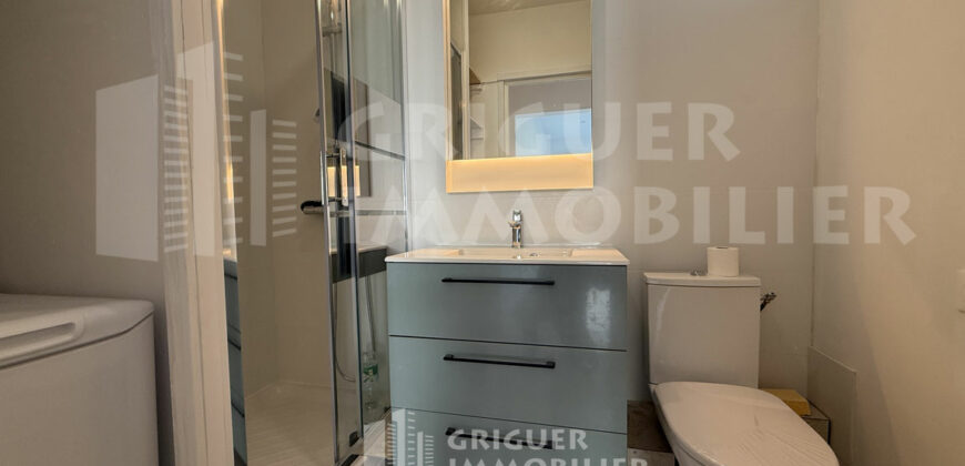 Location grand studio rénové Fabron / Californie