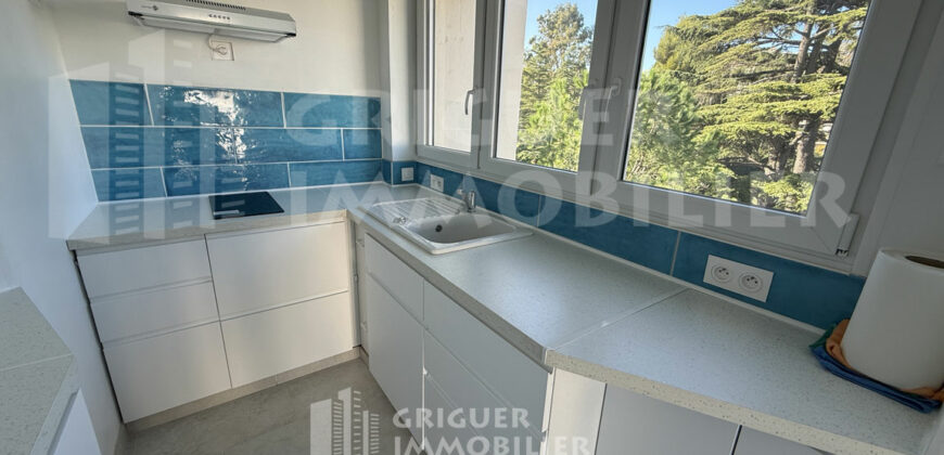 Location grand studio rénové Fabron / Californie