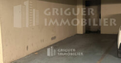 Vente parking Vieux Nice Garibaldi