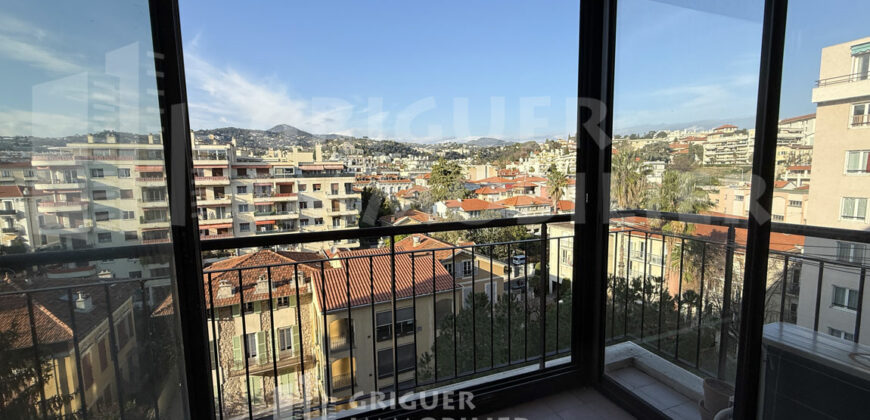 Location studio Nice Av Borriglione proche tramway