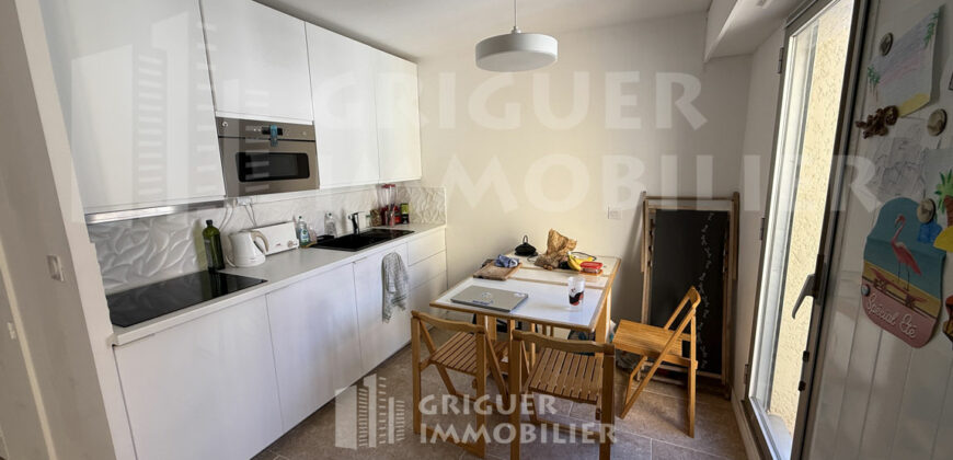 Vente grand studio avec terrasse Nice Bd Gambetta