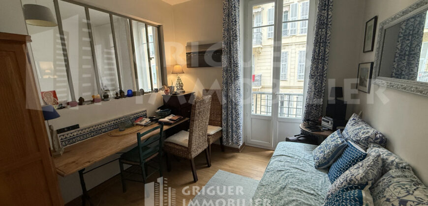 Vente petit 2 pièces Nice centre Bas Cimiez