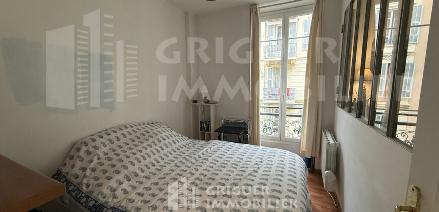 Vente petit 2 pièces Nice centre Bas Cimiez